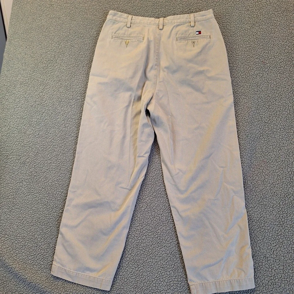 Tommy Hilfiger Pants 36x30 Beige 100%‎ Cotton